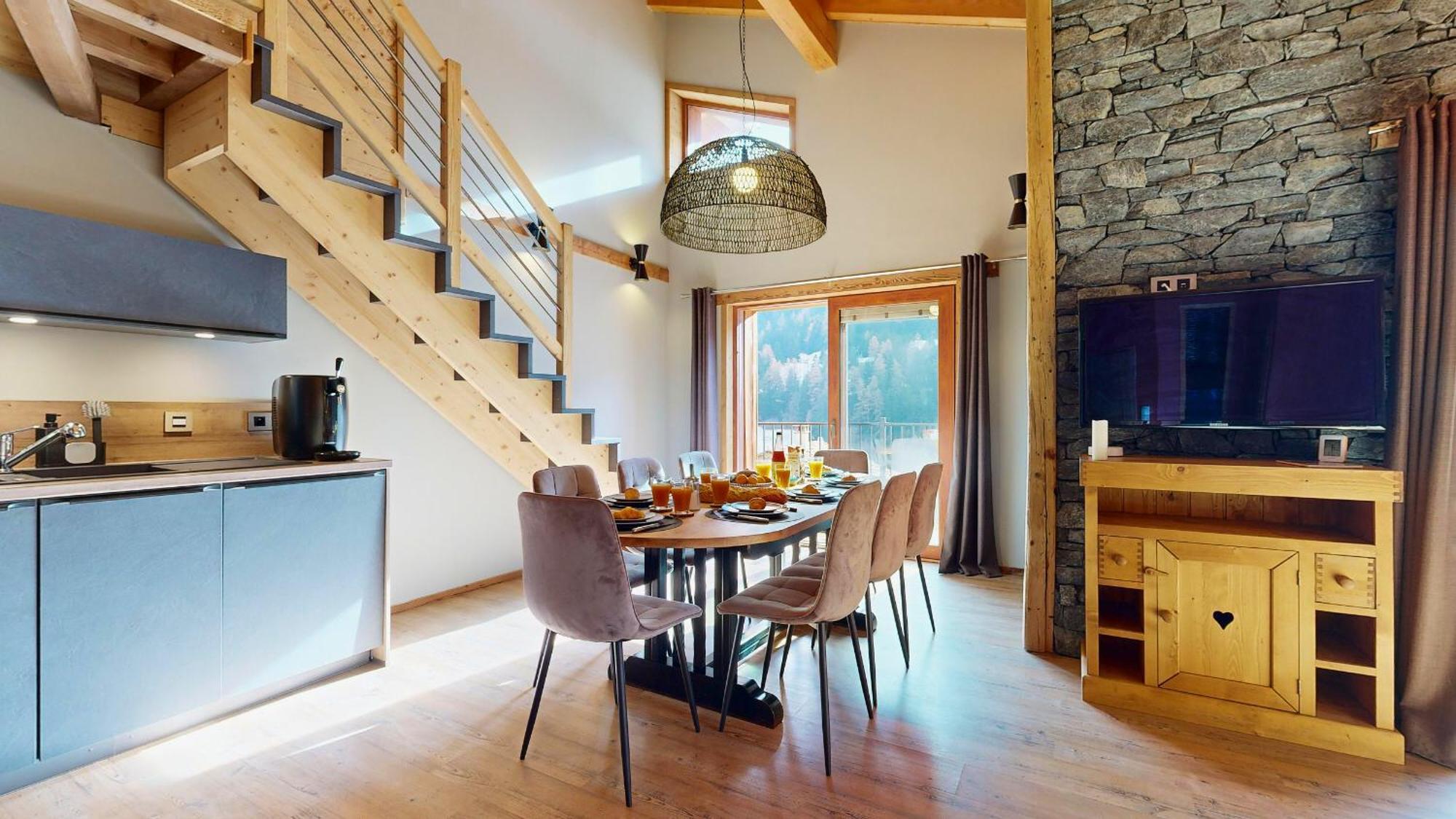 Chalet Grand Croix - Haut Standing - 8, 10 Pers Lanslebourg-Mont-Cenis Dış mekan fotoğraf